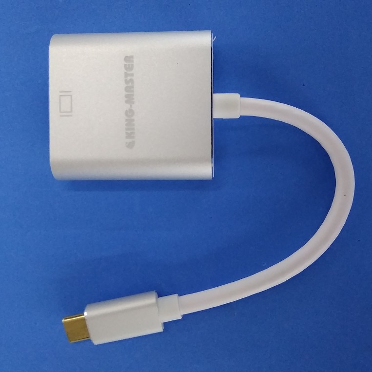 Cáp type c -&gt; HDMI Kingmaster KM V 005S , cáp chuyển type c từ máy tính sang HDMi của màn hình KM V 005s