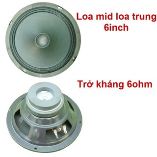 Loa mid 16 loa trung 16 trở kháng 6ohm (1 cặp)