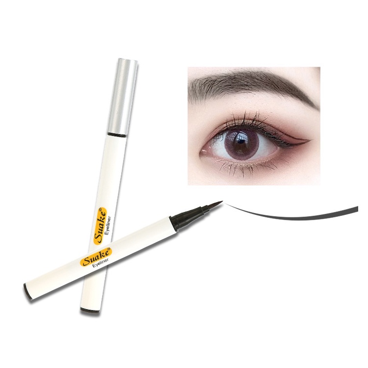 4 Dụng cụ trang điểm mắt COCUTE gồm bút kẻ mắt dạng lỏng + mascara chuốt cong + chì kẻ lông mày + dụng cụ uốn mi