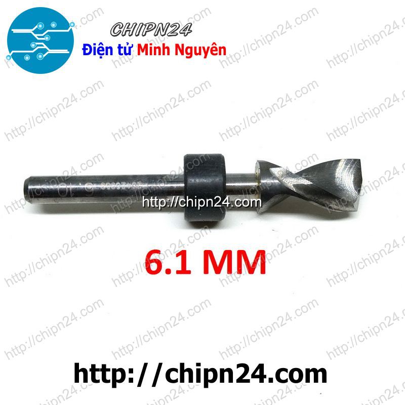 [1 CÂY] Mũi khoan mạch in CNC 6.1mm