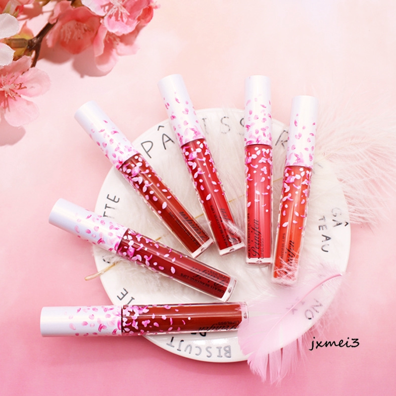 [Hàng mới về] Son bóng 6 màu nhung lì dưỡng ẩm PNF | BigBuy360 - bigbuy360.vn