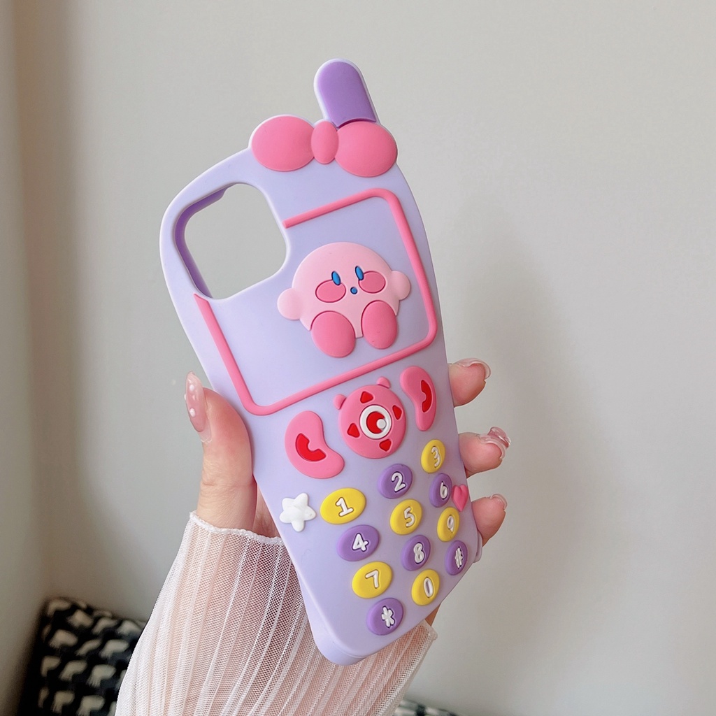 Ốp Điện Thoại Silicon Mềm Hình Điện Thoại nokia 3D Có Dây Đeo Cho iphone 13 pro max 12 pro max 11 pro max xs max xr x 6 6s 7 8 + plus