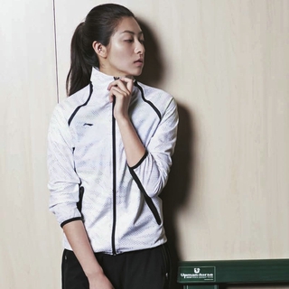 Bộ gió cầu lông nữ Lining 219 (đen - trắng)