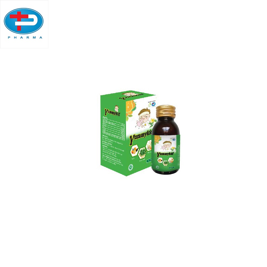 Siro Cho Bé TÂM PHÚC PHARMA Yummy Kid Hỗ Trợ Giảm Triệu Chứng Ho Do Viêm Họng Tăng Cường Sức Đề Kháng