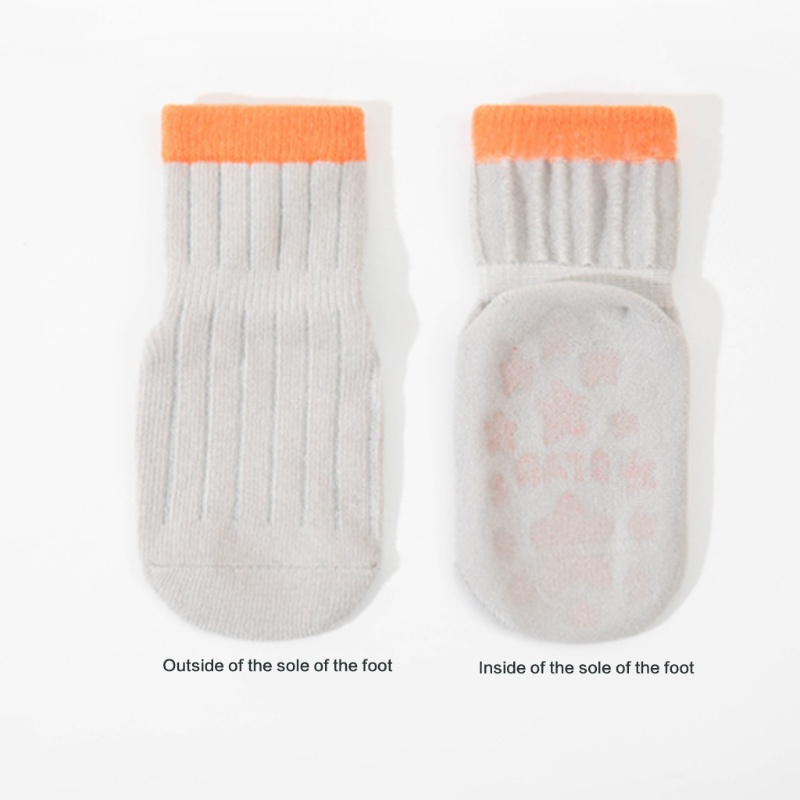 1 Đôi Vớ Chống Trượt Họa Tiết Trái Cây Hoạt Hình Dễ Thương Cho Bé