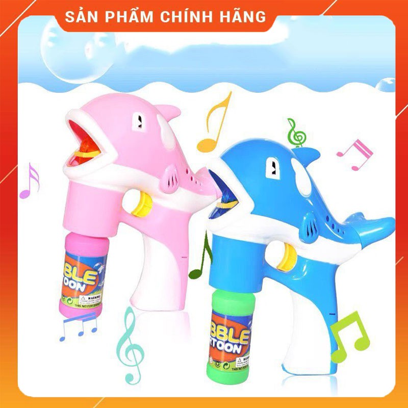 SÚNG BẮN BÓNG BÓNG ❤️FREESHIP❤️SÚNG ĐỒ CHƠI BẮN BONG BÓNG XÀ PHÒNG HÌNH CÁ HEO CHO BÉ ❤️ MOMOMART