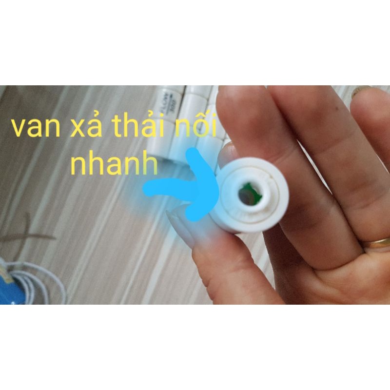 Van xả nước thải máy lọc nước. van flow 300 ren ngoài.  Van xả nối nhanh #vanxannuocthai#