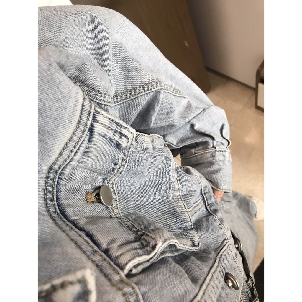 Áo khoác jeans croptop - GM03
