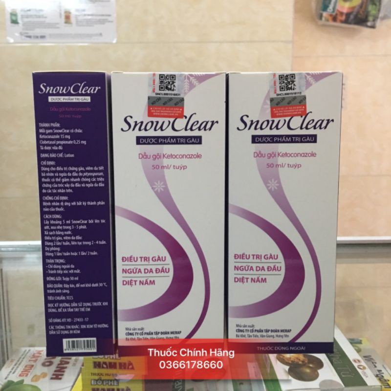 [CHÍNH HÃNG] Dầu gội Snow Clear 50ml | BigBuy360 - bigbuy360.vn