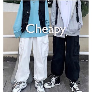 Quần jogger kaki túi hộp dây rút unisex nam nữ ulzzang PVN659