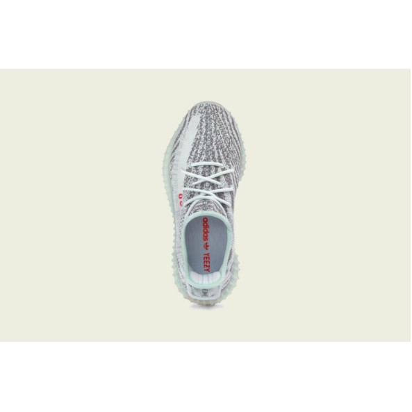 Giày Adidas Yeezy Boost 350 V2 (Blue Tint Blue Tint/Grey Three/Hight Risk Red) B37571