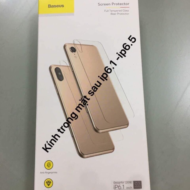 Dán kính cường mặt sau iphone XR và XS max