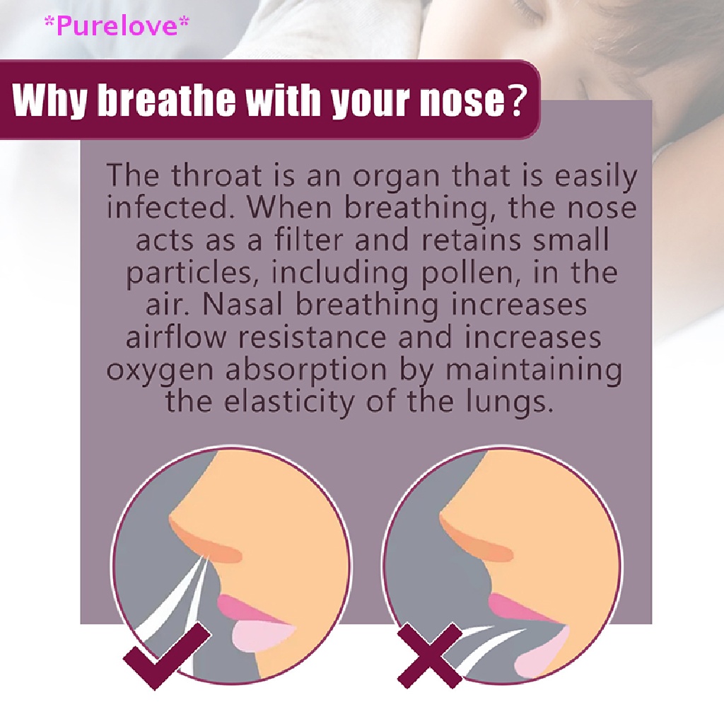 Set 30 Miếng Dán Miệng Chống Ngáy Tiện Dụng Cho Bé Mới