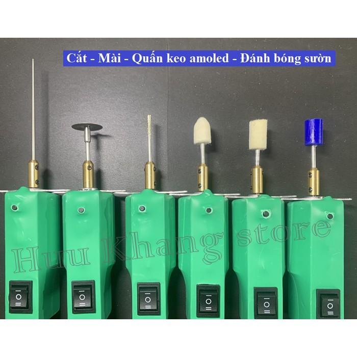 Combo máy Cj9+ | Cắt - Quấn keo - Đánh bóng - Mài | Siêu tiện lợi