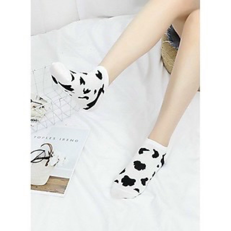 TẤT BÒ SỮA CỔ NGẮN THỜI TRANG