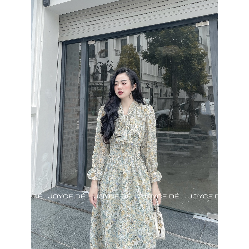 Váy hoa dài tay siêu xinh sang chảnh JDVH02 | BigBuy360 - bigbuy360.vn