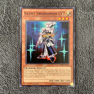 Thẻ bài Yugioh - Silent Swordsman LV3 - DPRP-EN016 - Common 1st Edition