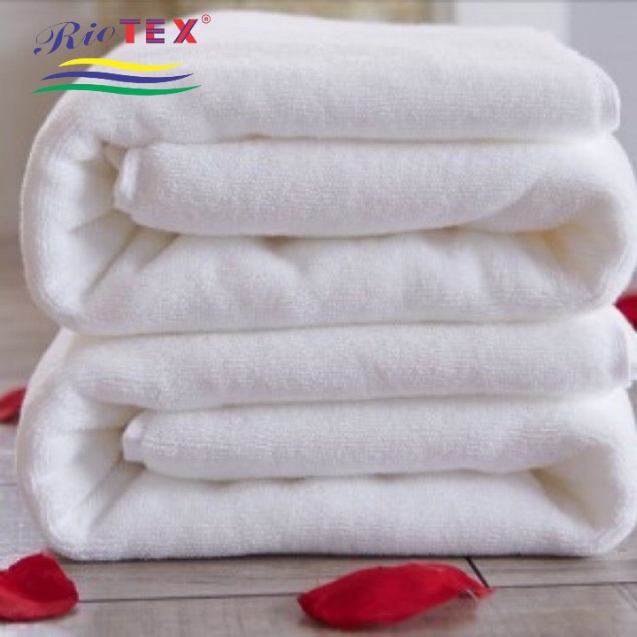 Khăn Cotton Riotex loại A cho nhà nghỉ, khăn khách sạn, Spa, dày dặn, siêu thấm hút