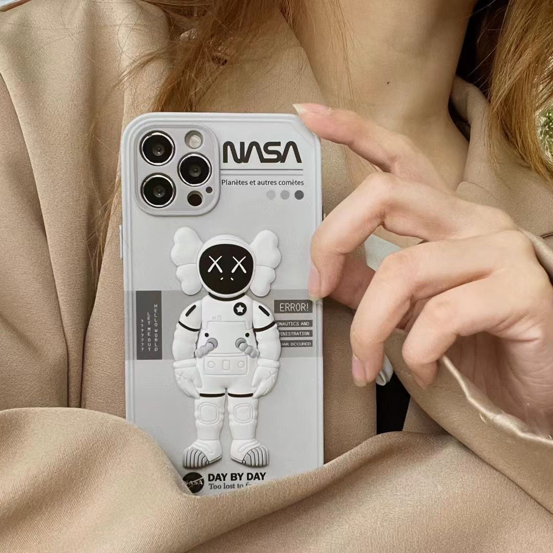 Ốp silicone chống sốc hình phi hành gia NASA thời trang cho IPhone 12pro max 12mini 11Pro Max XS Max XR SE 2020 7 8 Plus | BigBuy360 - bigbuy360.vn