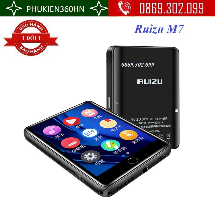 Máy nghe nhạc 8GB Ruizu M7