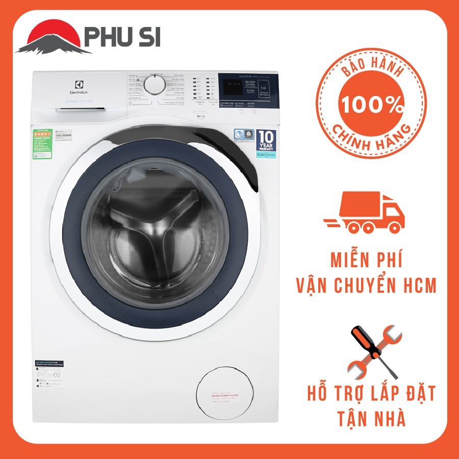 MiỄN PHÍ CÔNG LẮP ĐẶT - EWF9024BDWA - Máy giặt Electrolux EWF9024BDWA, 9kg, Inverter (2019)