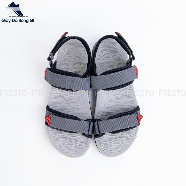 Giày sandal nam nữ chính hãng Việt Thủy quai ngang xám VT01