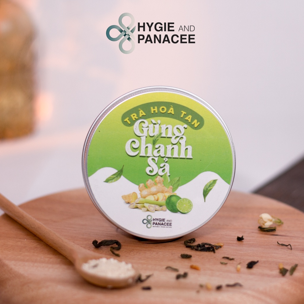 Trà Gừng Chanh Sả Hygie 50g/250g tăng sức đề kháng, detox cơ thể