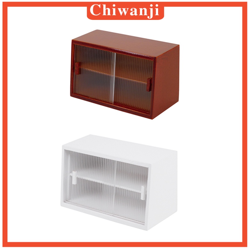 Tủ đựng bánh kẹo mini tỉ lệ 1: 12 dành cho trang trí nhà búp bê