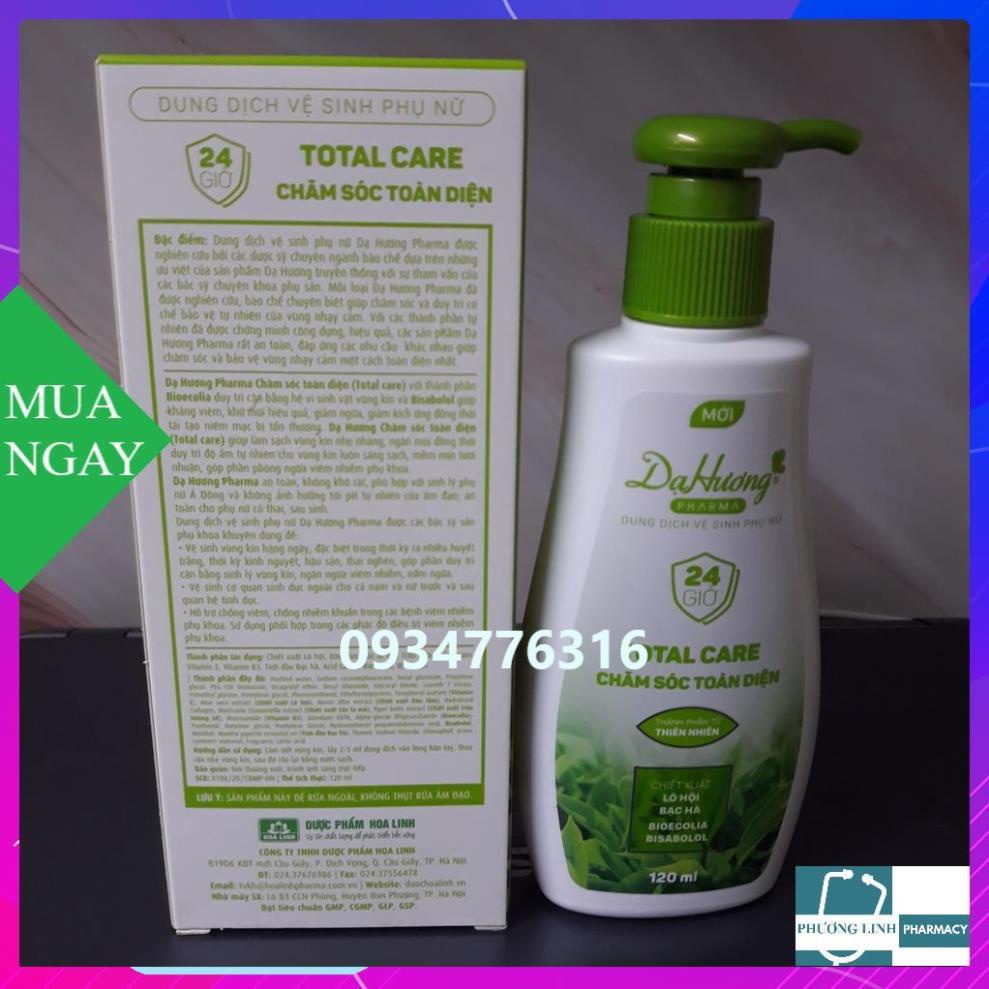 Vệ sinh phụ nữ Dạ Hương Pharma (Mới) - Chai 120ml