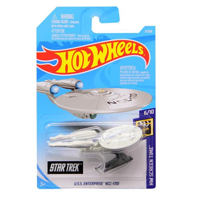 Mô Hình Xe Hơi Thể Thao Hot Wheels 3 Star Trek Enterprise Revenge Spacecraft Bằng Hợp Kim