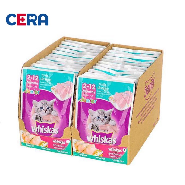 Pate Whiskas Mèo Con 85g