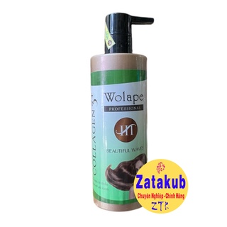 Kem hấp Collagen Wolape HT phủ bóng tóc 500ml