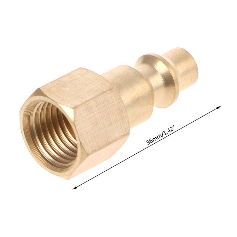 Đầu nối nhanh ống khí nén 1/4&quot; NPT bằng đồng thau