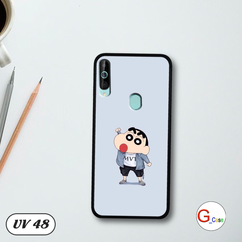 Ốp điện thoại Samsung Galaxy A60 lưng nhám viền cao su dẻo in hình