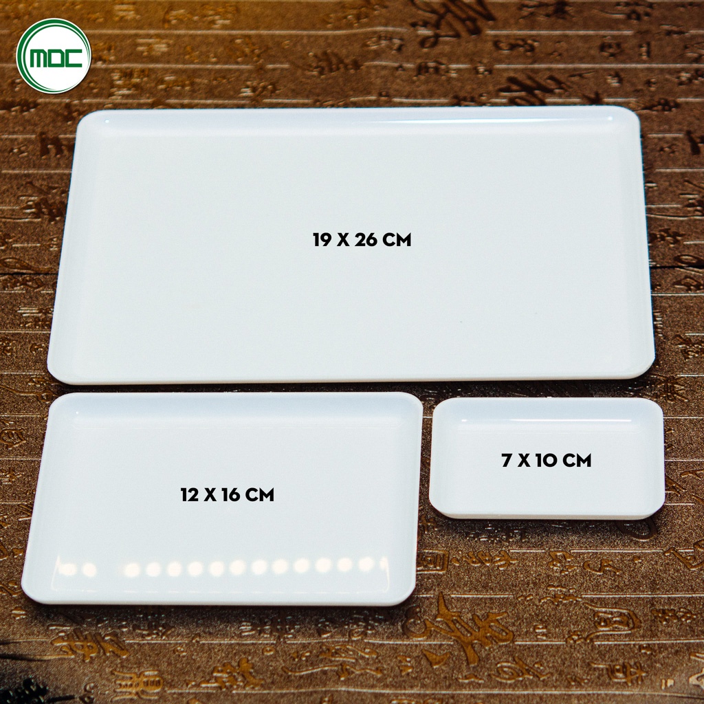 Mâm nhựa đựng phụ kiện đựng hạt đá size 7x10, 12x16 và 27x19cm