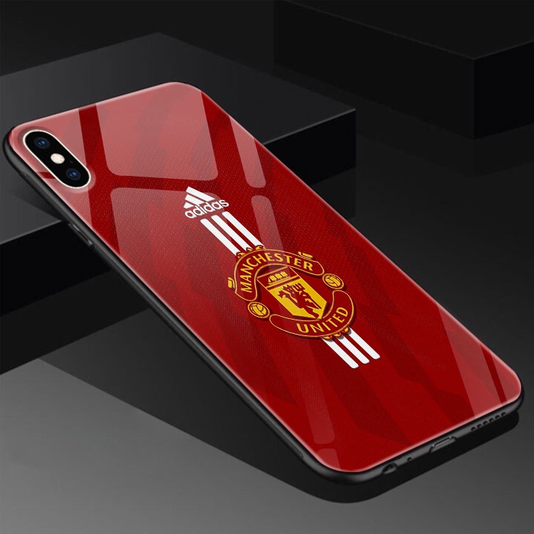 Ốp xịn logo manchester united thu hút nixon cho iphone 12mini/11pro/xs/max/xr/x/8/7/6/plus