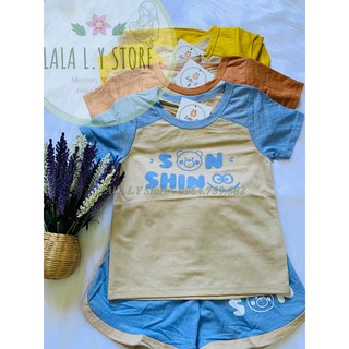 Đồ bộ hè cho bé HÌNH THẬT🍀Bộ đồ hè chất vải sợi tre cho bé, hàng chuẩn LALA L.Y Store LSBB023