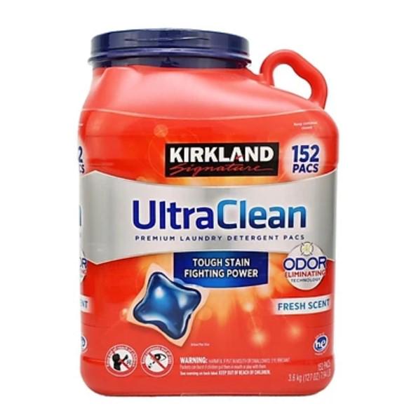 Viên giặt ultra clean kirkland thùng 152 viên