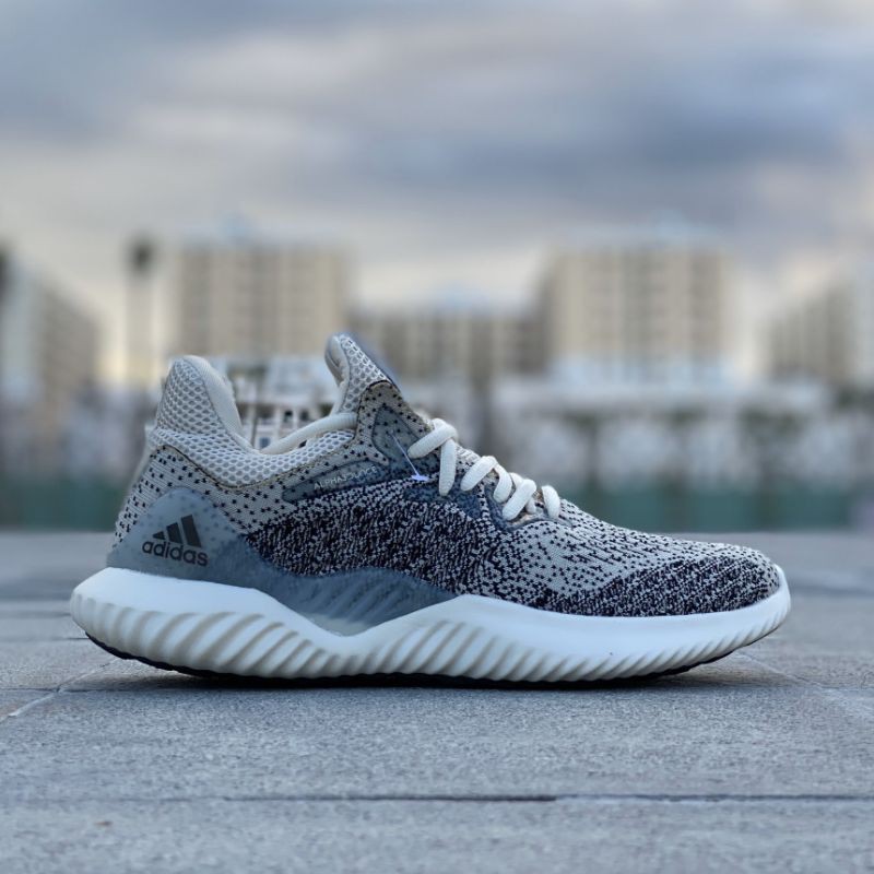 [Hình thật, fullbox] Giầy thể thao alphabounce nam xám kem