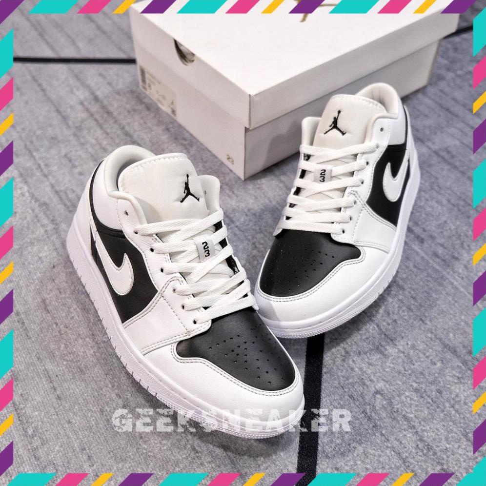 Giày Sneaker Thấp Cổ - Trắng Đen Jordan 1 Low “ Panda “