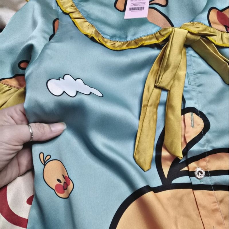Pijama tiểu thư lụa cao cấp tay ngắn quần dài - Đồ ngủ nữ lụa lọai 1 không nhăn (ẢNH THẬT CỦA SHOP)