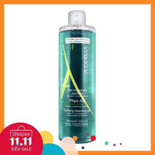 Sữa rửa mặt Aderma Phys-AC Gel moussant purifiant 400ml