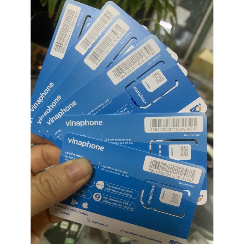 Sim 4G Vinaphone Gói Fhappy 49k/tháng và Fclub 79k/tháng gọi, lướt web thoải mái trọn gói 1 năm