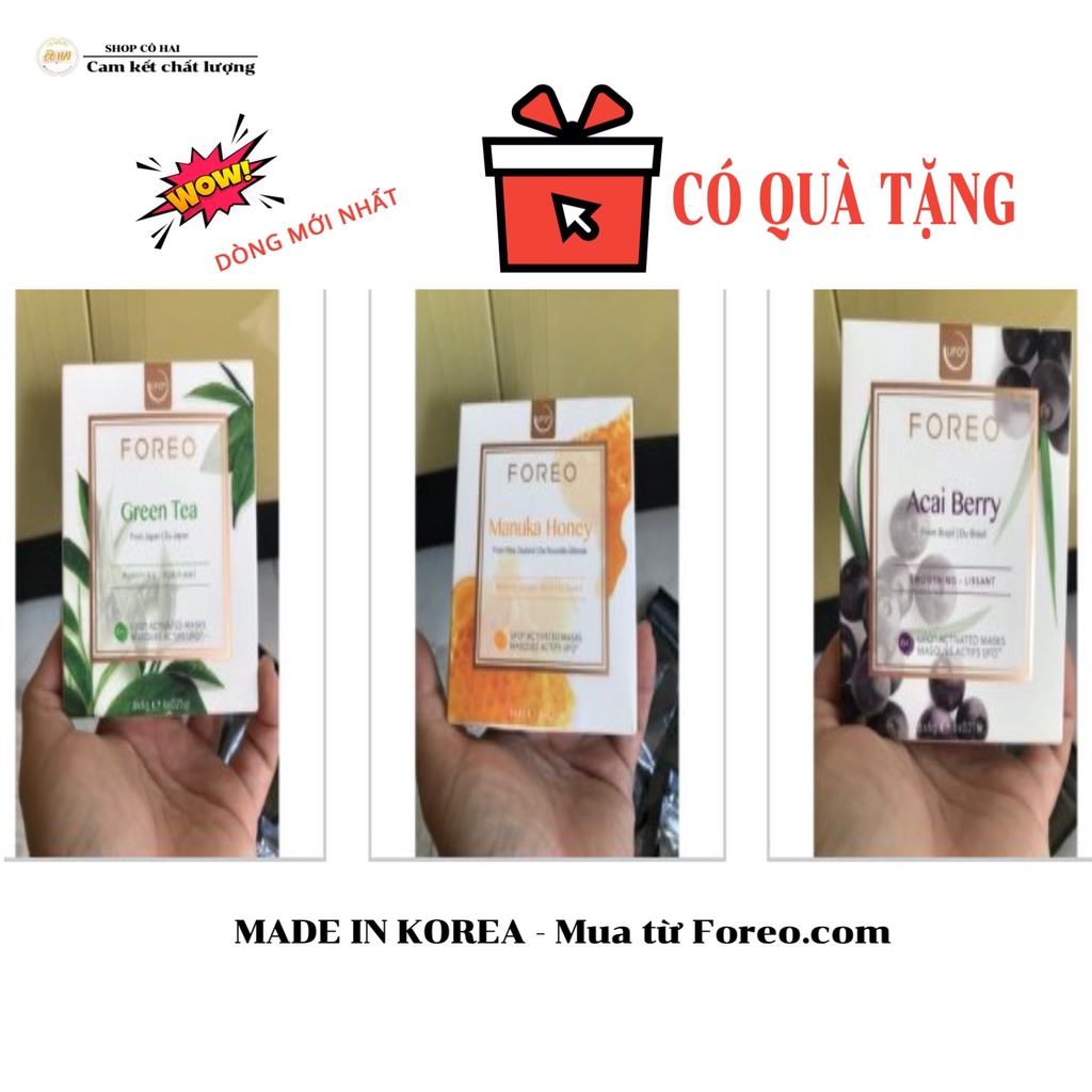 💥Có quà💥Mặt nạ Dòng cao cấp mới nhất Foreo UFO mask hộp nguyên các loại