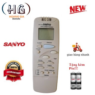 Điều khiển điều hòa Sanyo các dòng Sanyo SAP-KC 9000BTU 12000BTU 18000BTU 1 chiều 2 chiều Inverter - Hàng tốt