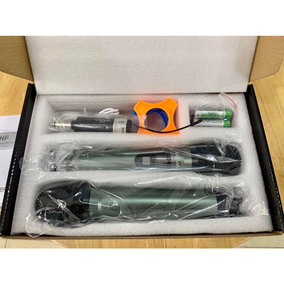 Micro karaoke không dây cao cấp VOVA A2 - Chất âm cực ấm, nhạy - Hàng chính hãng - Bảo hành 12 Tháng