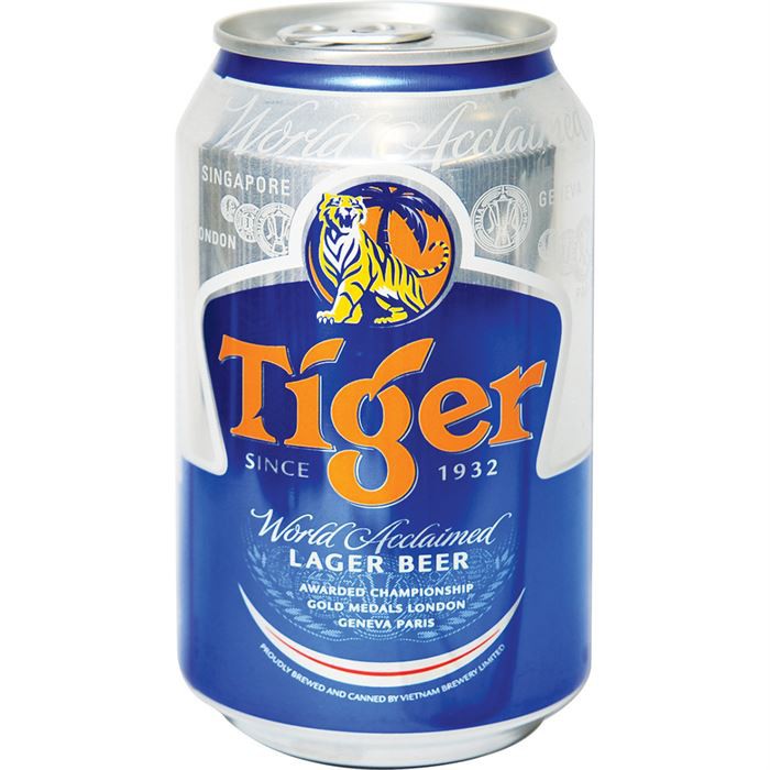 Bia Tiger lốc 6 lon x 330ml