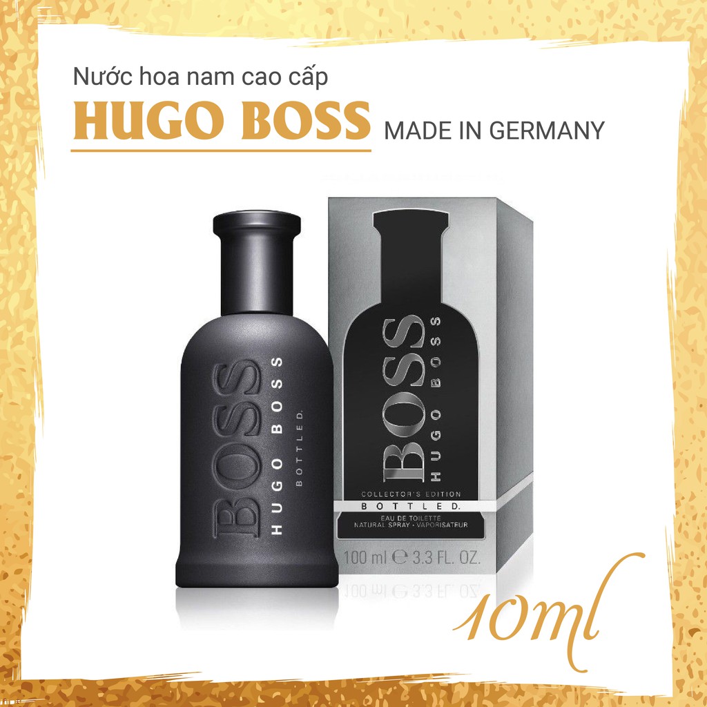 Nước hoa nam HUGO BOSS 10ml mùi dịu nhẹ lưu hương