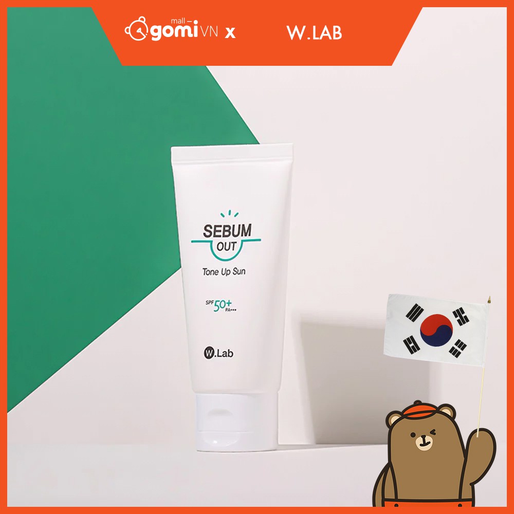 Kem Chống Nắng Nâng Tông Da W.Lab Sebum Out Tone up Sun GomiMall