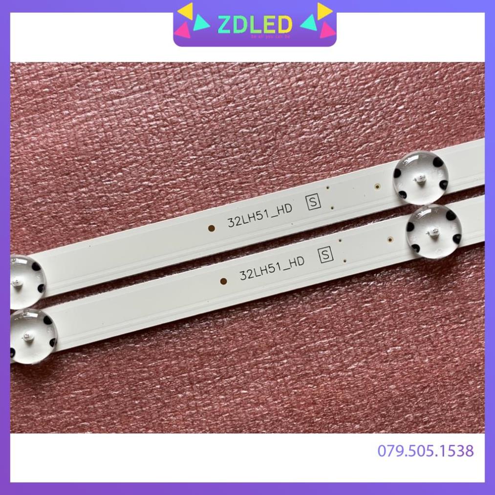 THANH LED TIVI LG 32LH591D 32LJ571D 32''V16.5 ART3 2718 REV0.11 V16.5 32 DH MỚI 100%, THANH 2 THANH, MỖI THANH 5 BÓNG 3V